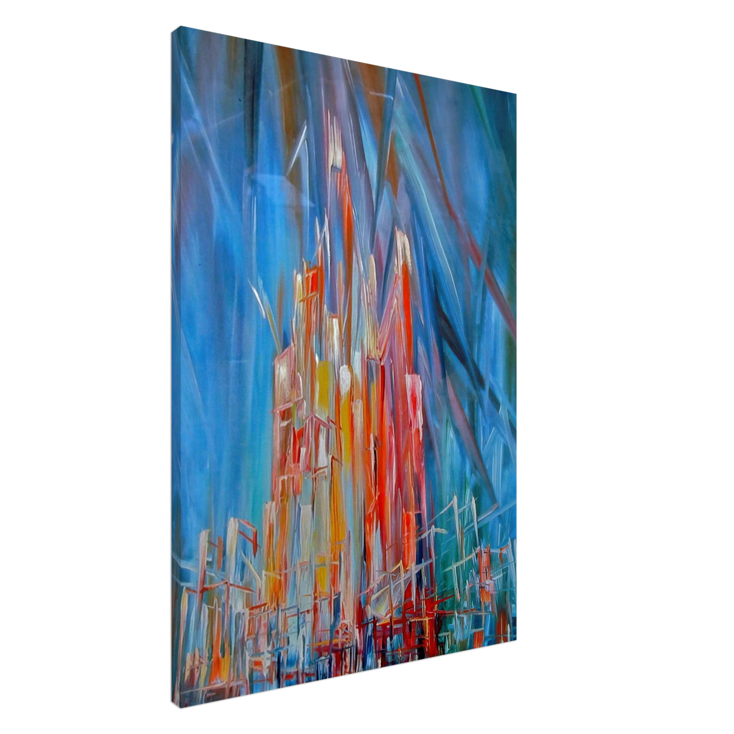 Konrad Zuse - Untitled - Kitsch Canvas - 20x30 cm / 8x12 inches-canvas