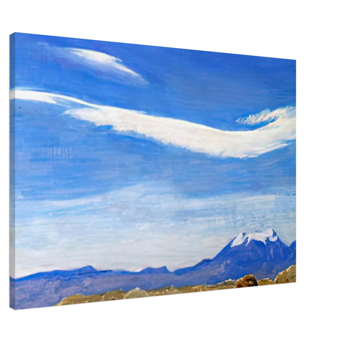 Maynard Dixon - THE CLOUD COACHELLA VALLEY CALIFORNIA 1940 Canvas - 20x30 cm / 8x12 inches-canvas