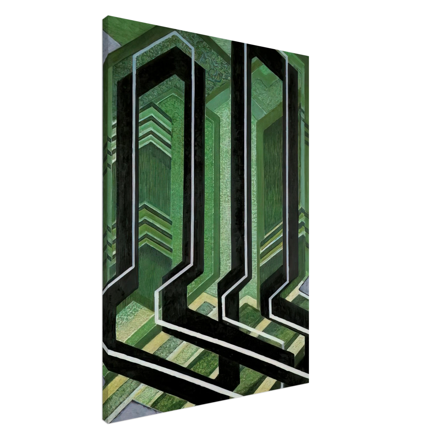 Frantisek Kupka - Diagonal Planes Canvas - 20x30 cm / 8x12 inches-canvas