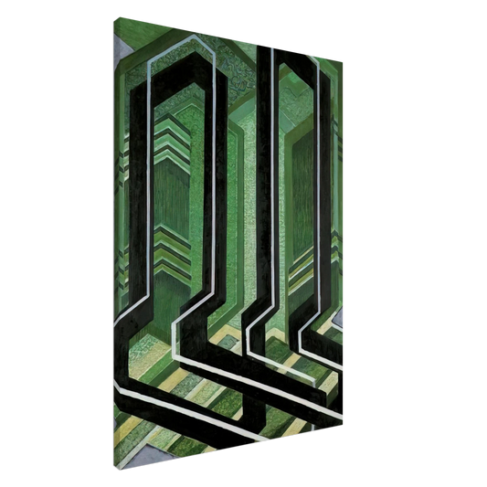 Frantisek Kupka - Diagonal Planes Canvas - 20x30 cm / 8x12 inches-canvas