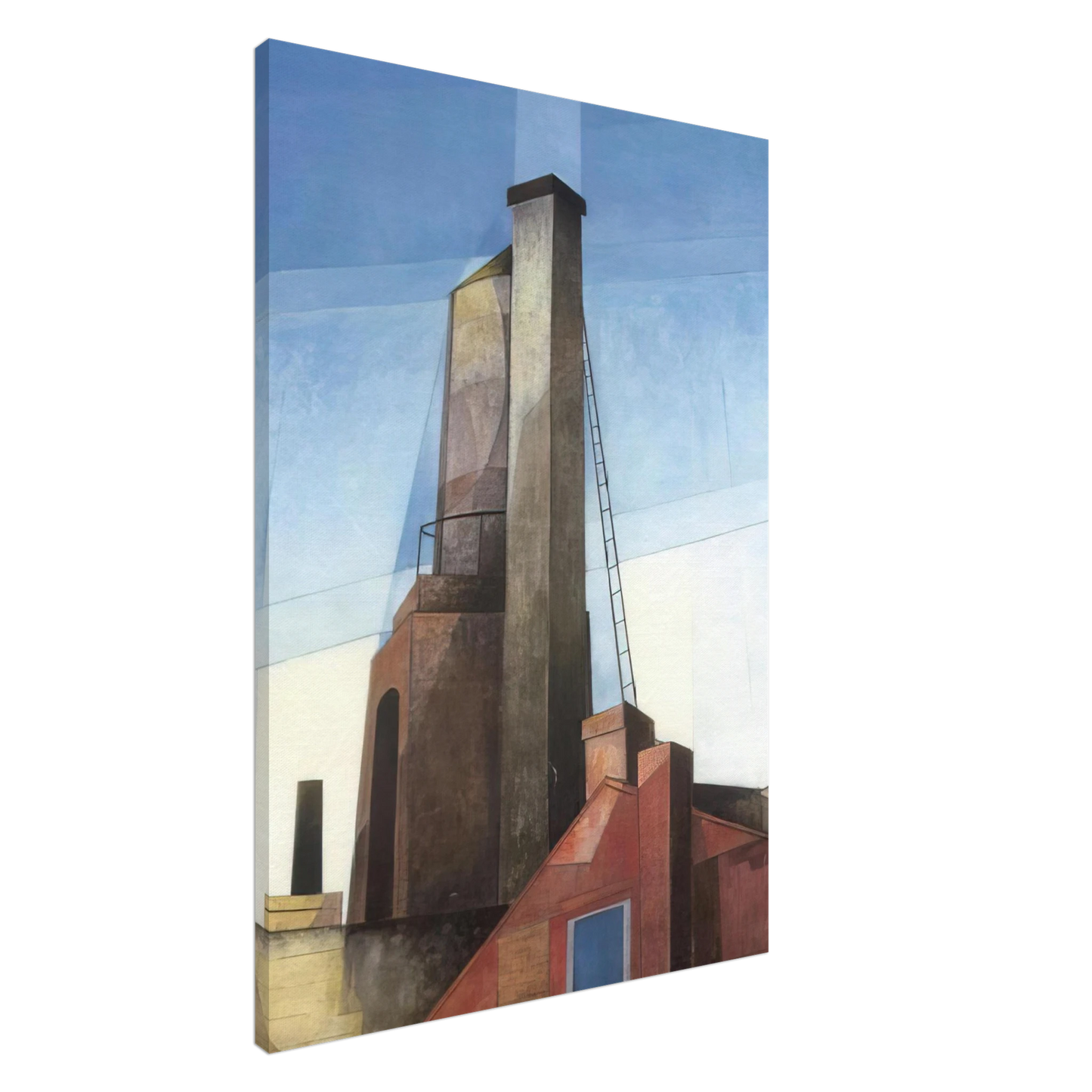 Charles Demuth - Aucassin and Nicolette - 1921 Canvas - 20x30 cm / 8x12 inches-canvas