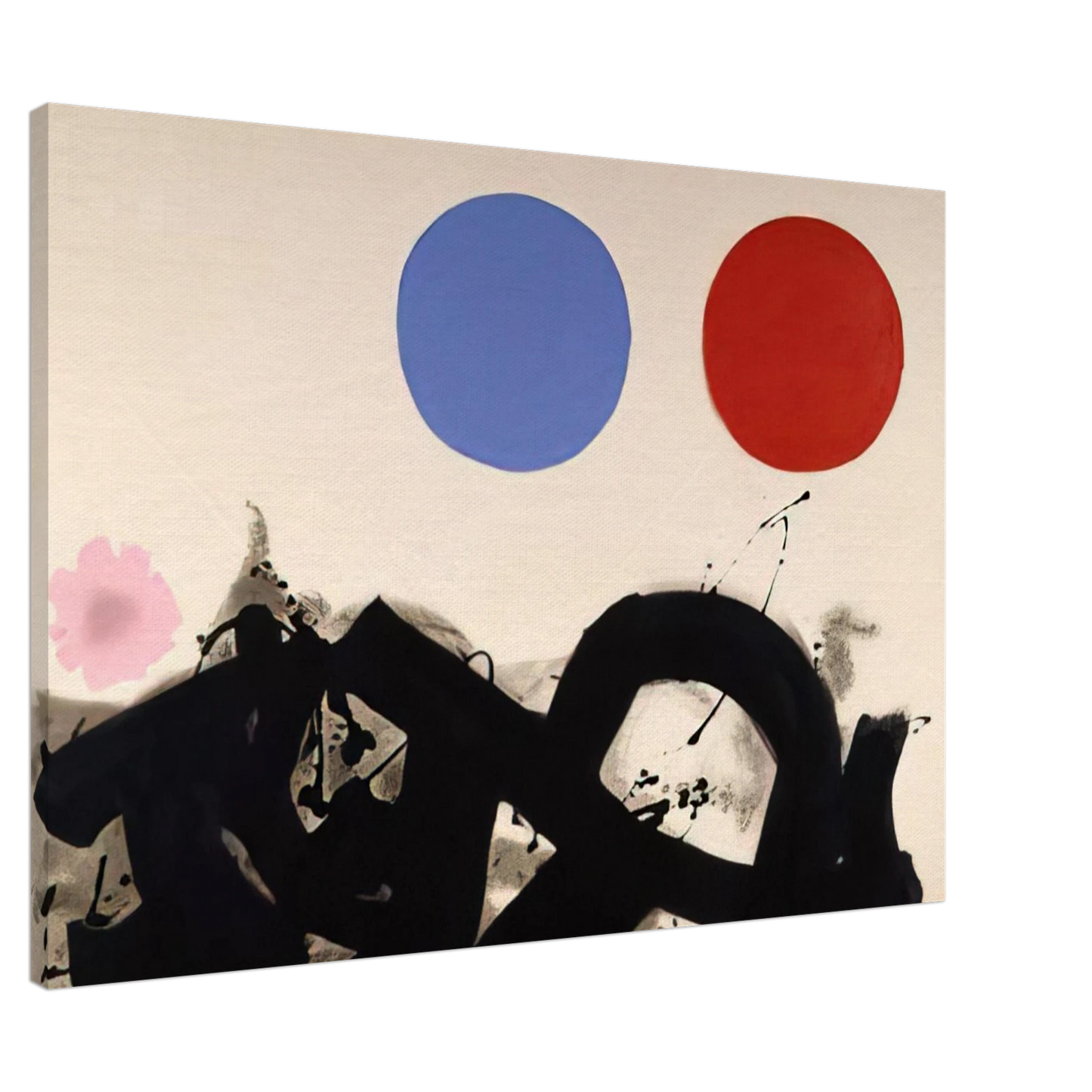 Adolph Gottlieb - Rolling - 1961 Canvas - 20x30 cm / 8x12 inches-canvas