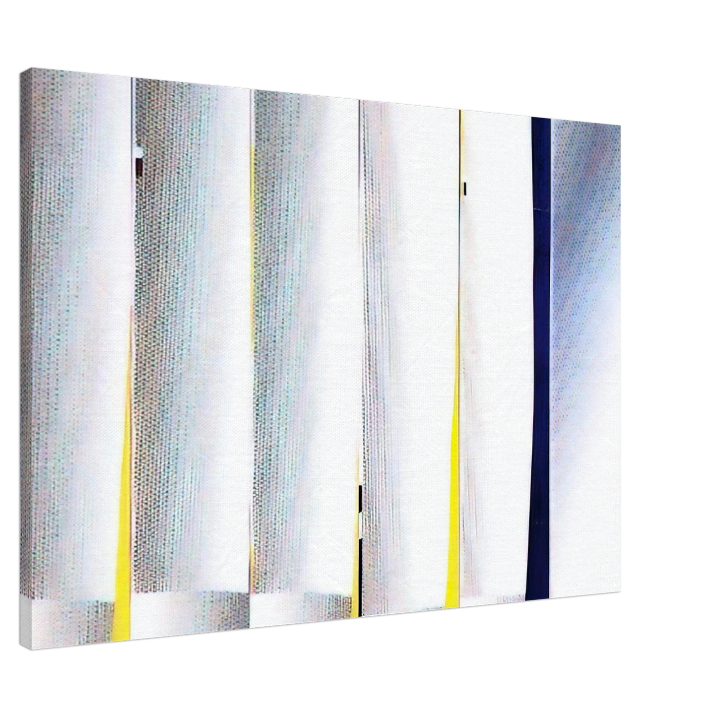 Roy Lichtenstein - MIRROR SIX PANELS 3 1971 Canvas - 20x30 cm / 8x12 inches-canvas