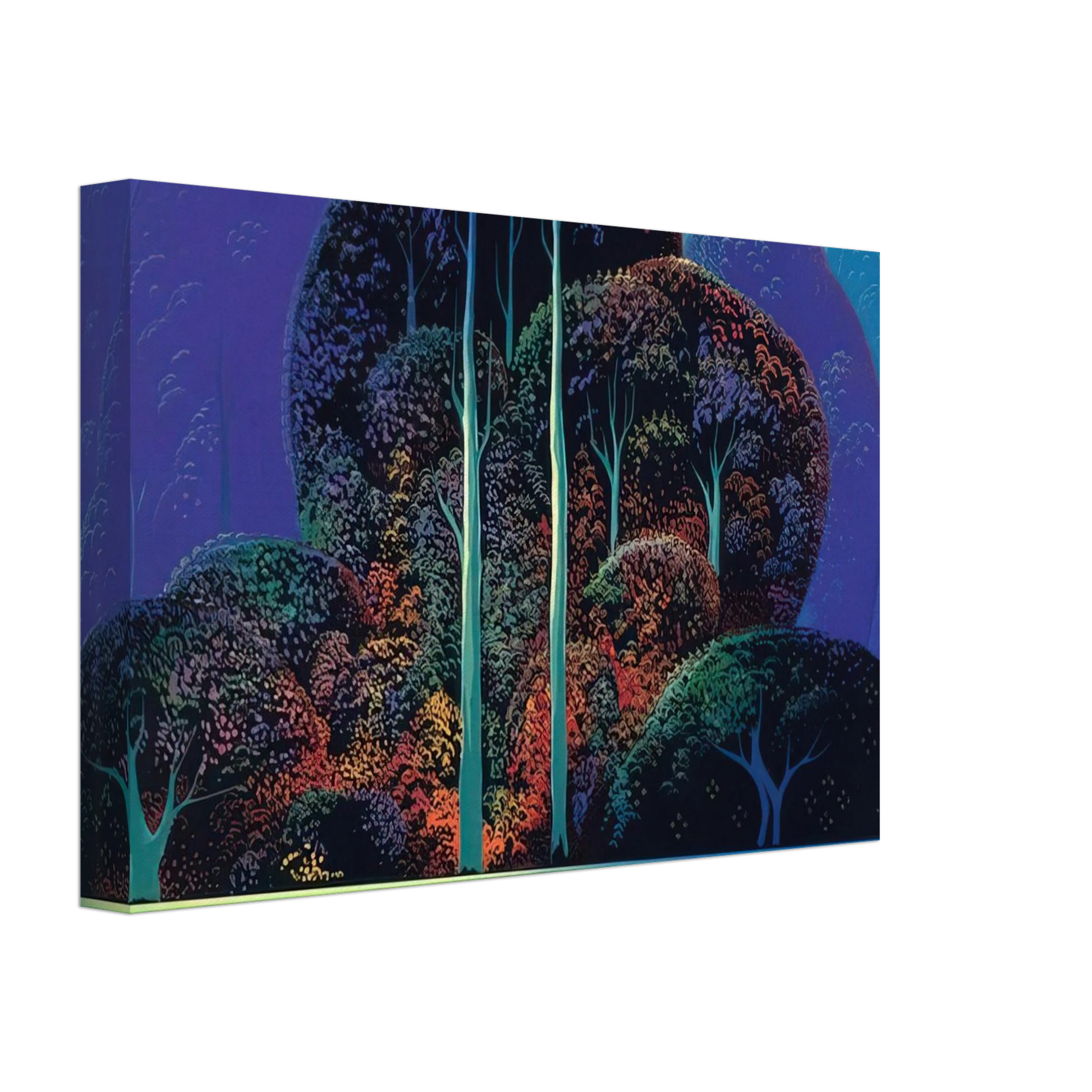 Eyvind Earle - Softening Shades of Twilight Canvas - 40x60 cm / 16x24 inches-canvas