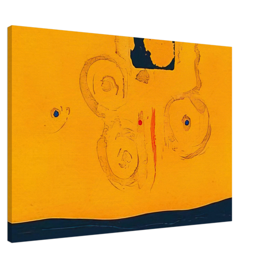 Helen Frankenthaler - Plaza Real - 1988 Canvas - 20x30 cm / 8x12 inches-canvas