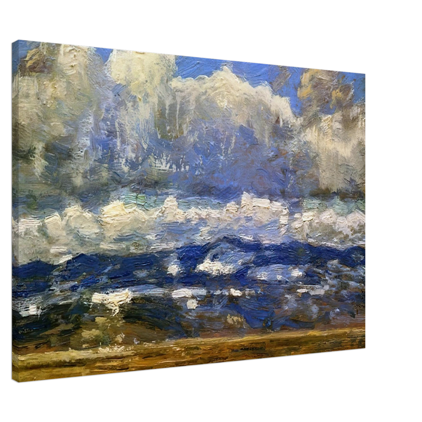 Childe Hassam - Over the Great Divide Canvas - 20x30 cm / 8x12 inches-canvas