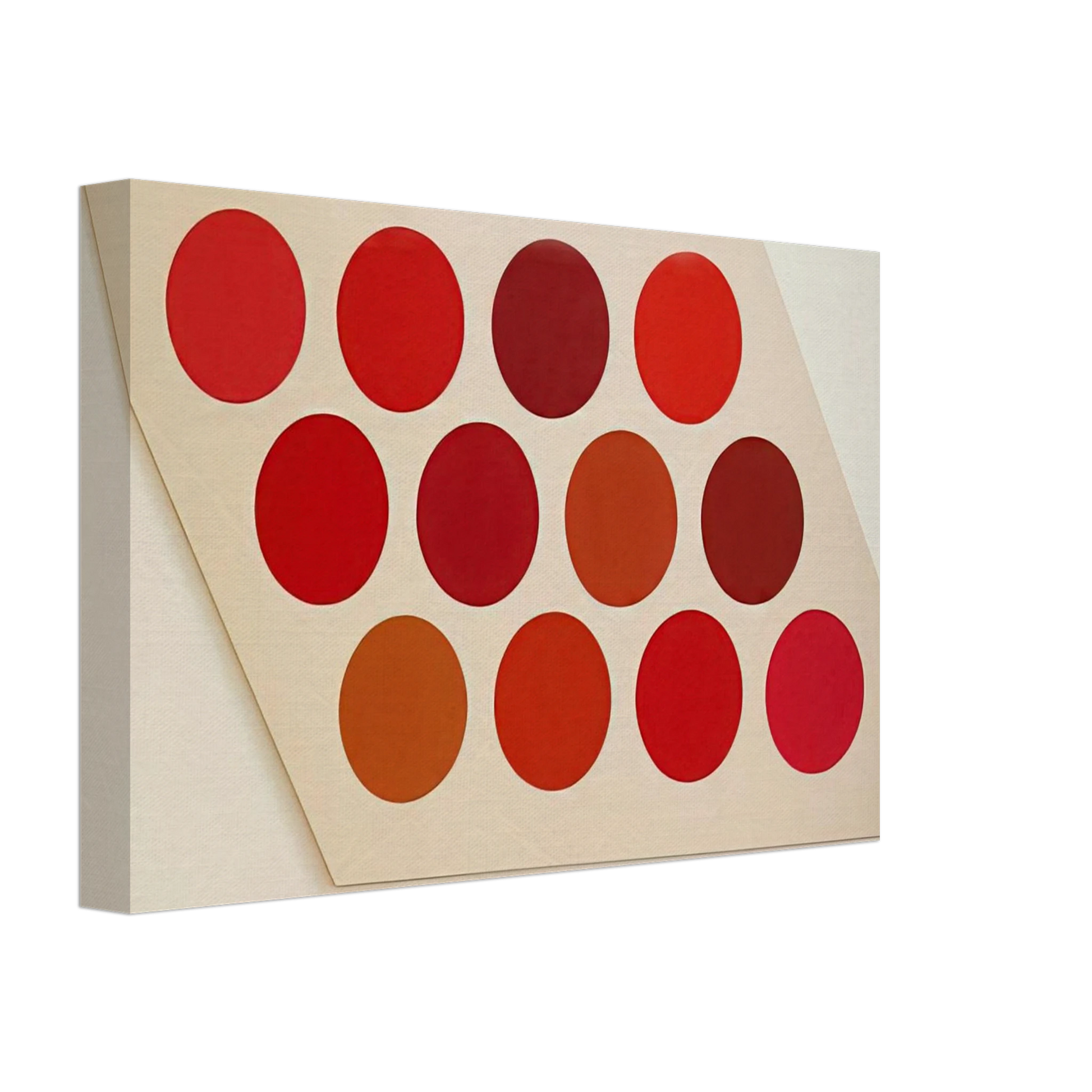 Thomas Downing - Red Twelve - 1965 Canvas - 70x100 cm / 28x40 inches-canvas