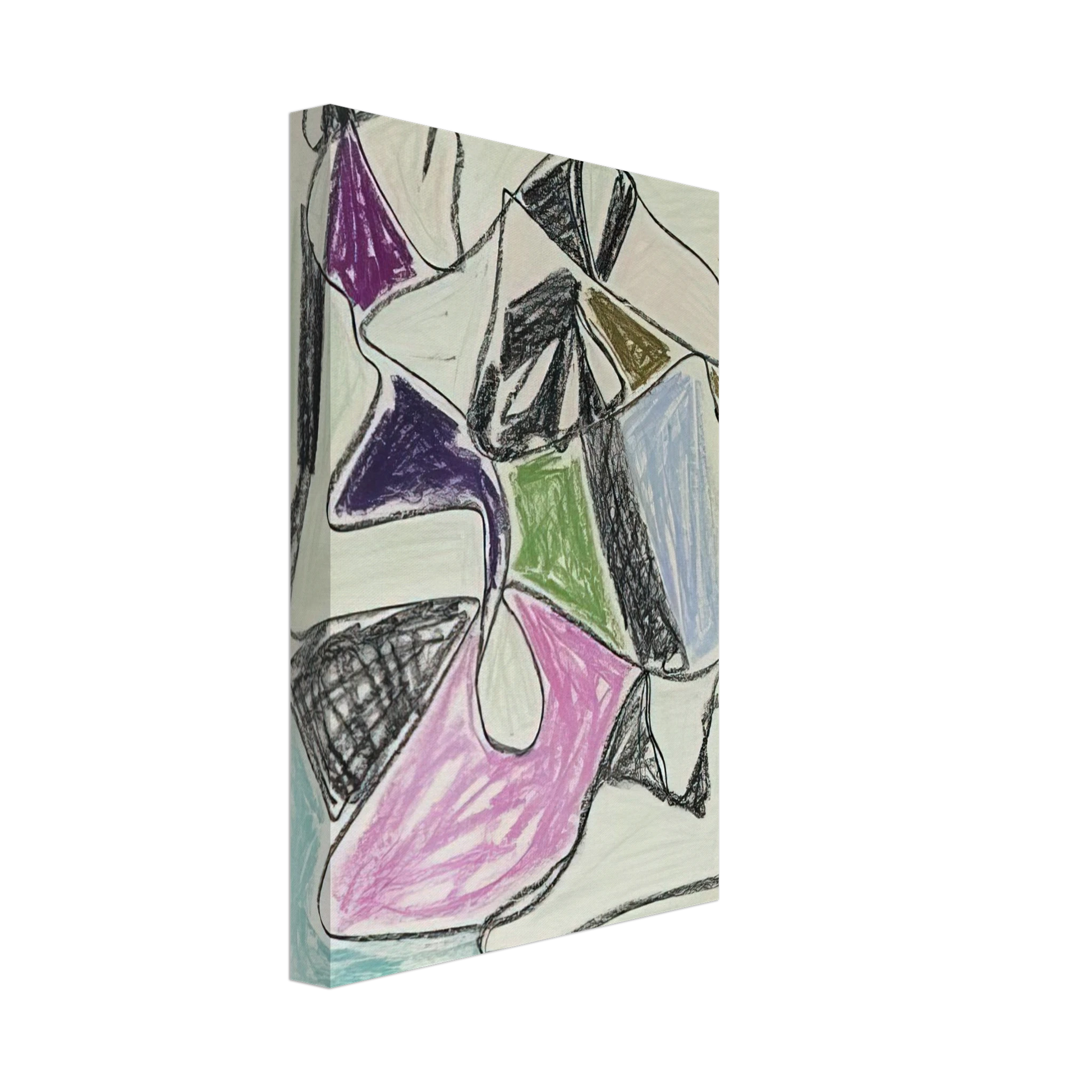 Charles Lapicque - La Rencontre - 1945 Canvas - 70x100 cm / 28x40 inches-canvas