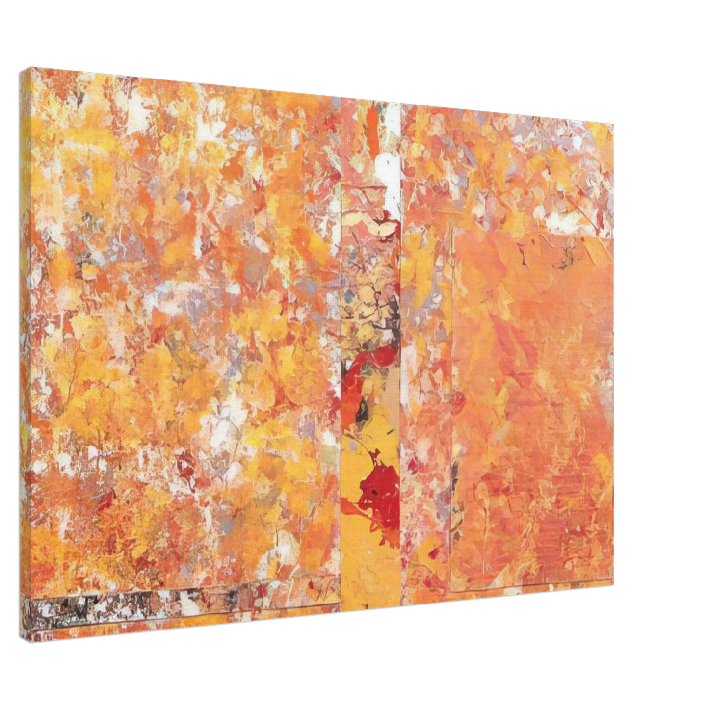 Sam Gilliam - Toward a Red Canvas - 20x30 cm / 8x12 inches-canvas