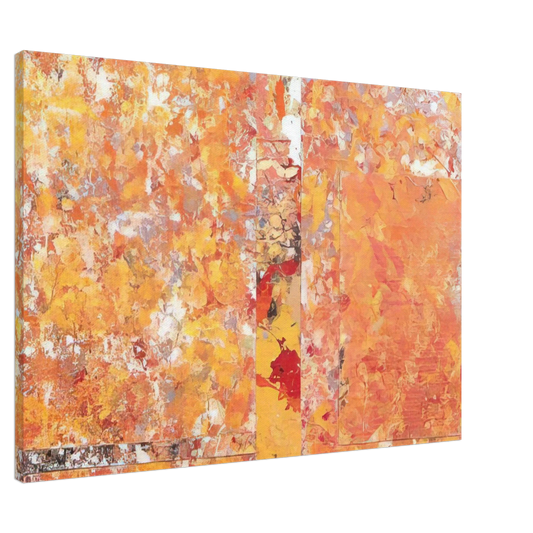 Sam Gilliam - Toward a Red Canvas - 20x30 cm / 8x12 inches-canvas