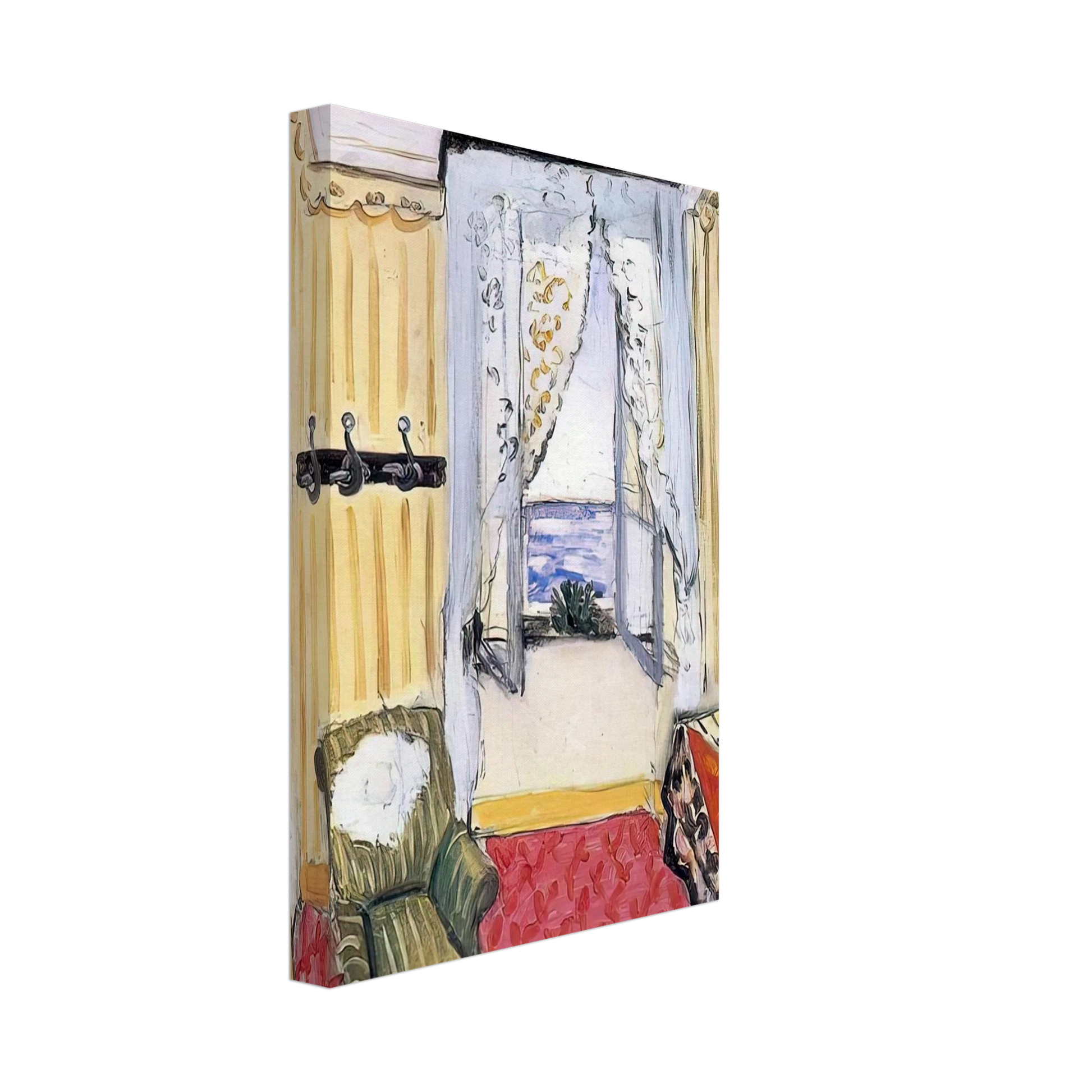 Henri Matisse - MY ROOM AT THE BEAU RIVAGE 1918 Canvas - 40x60 cm / 16x24 inches-canvas