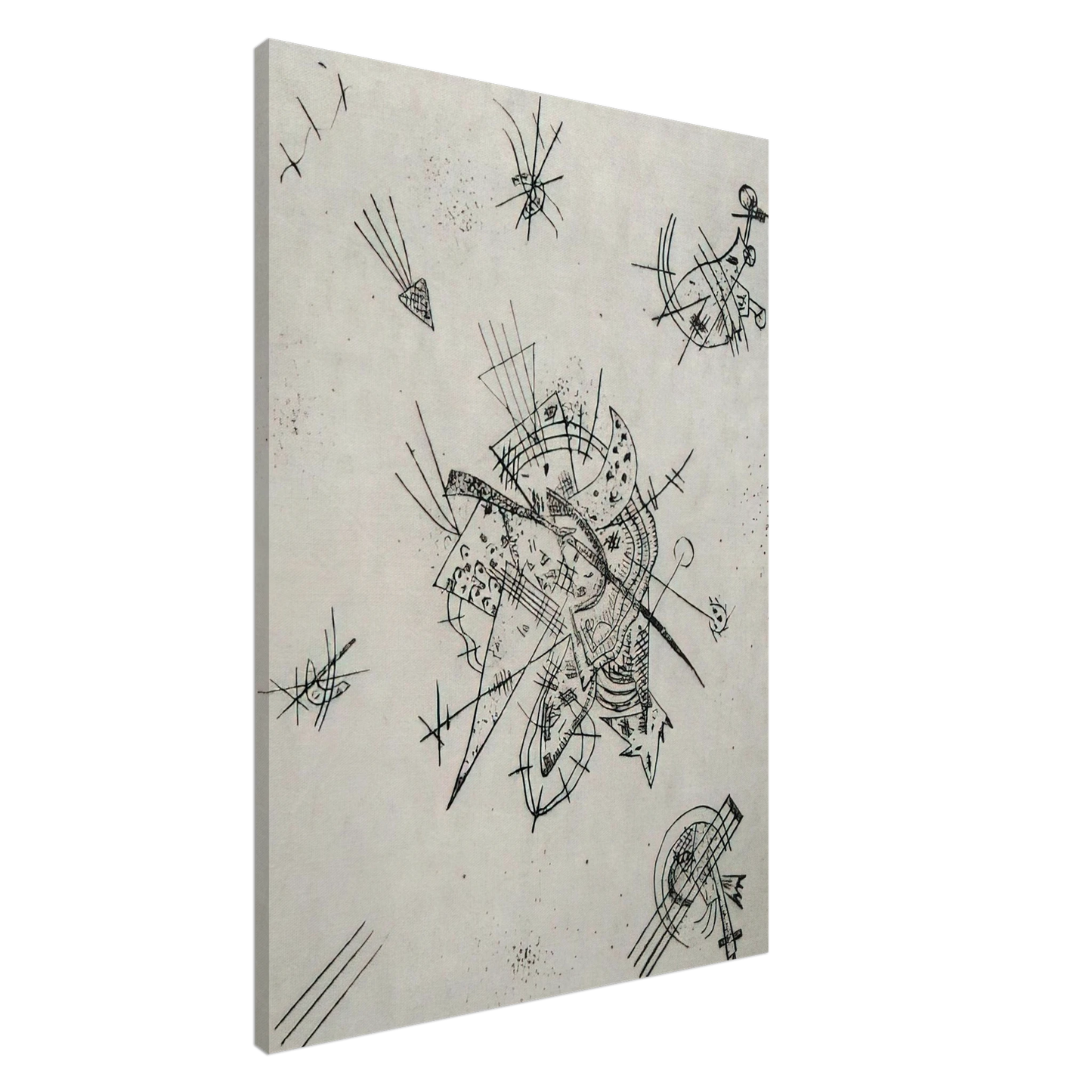 Wassily Kandinsky - SMALL WORLDS X 1922 Canvas - 20x30 cm / 8x12 inches-canvas