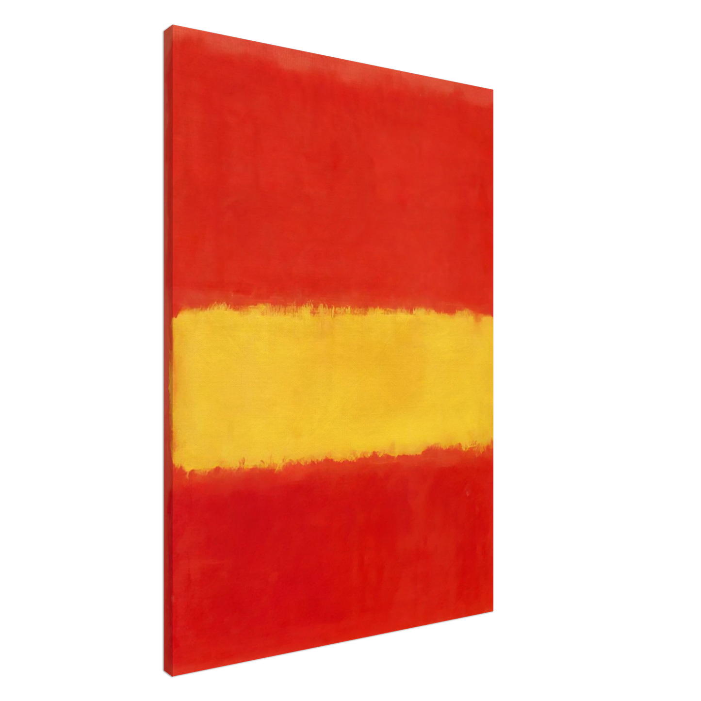 Mark Rothko - Yellow band - 1956 Canvas - 20x30 cm / 8x12 inches-canvas