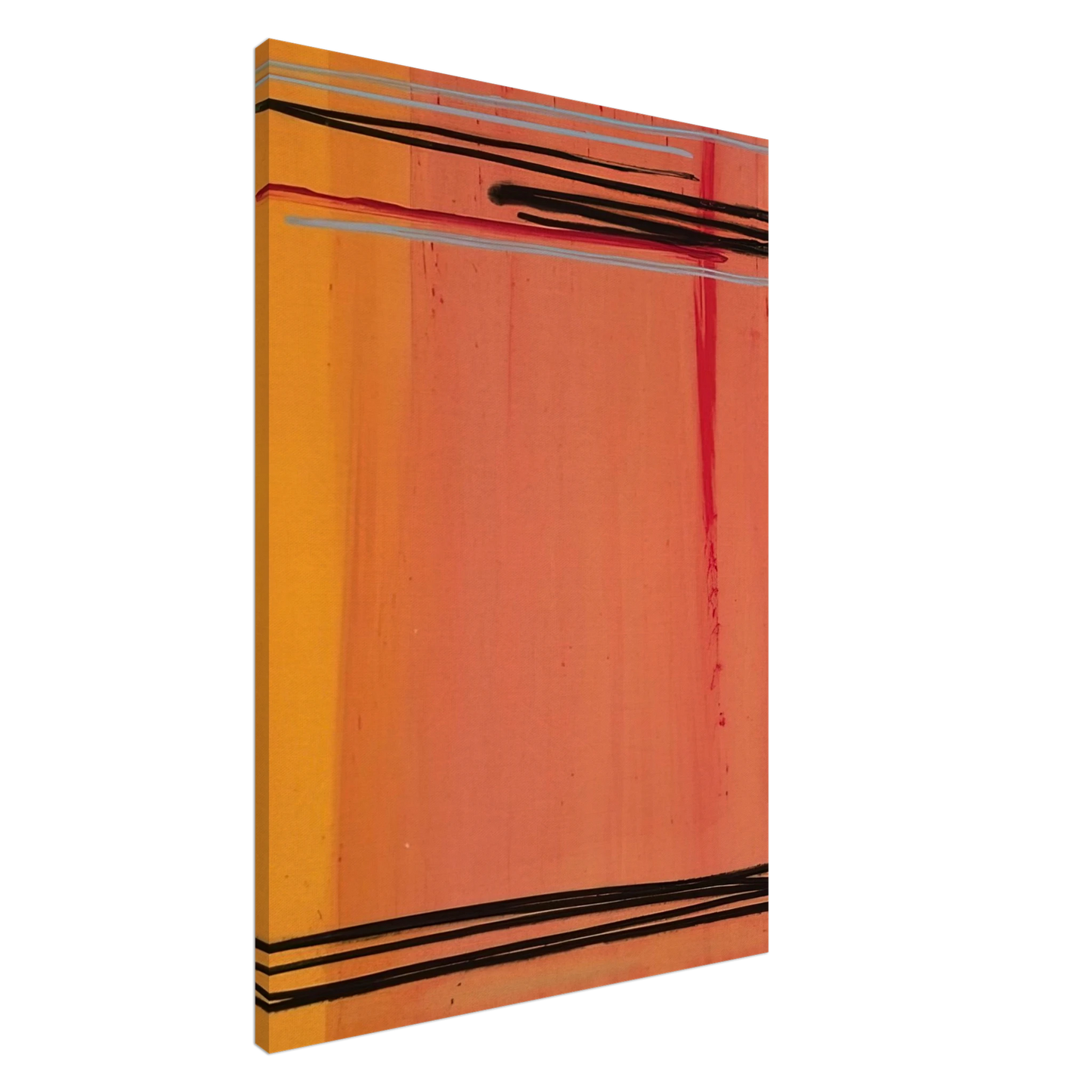 Larry Zox - Caxambus - Color Field Painting Canvas - 20x30 cm / 8x12 inches-canvas