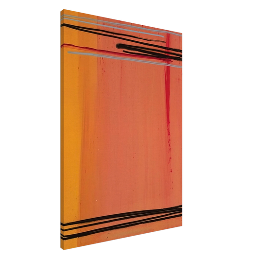 Larry Zox - Caxambus - Color Field Painting Canvas - 20x30 cm / 8x12 inches-canvas