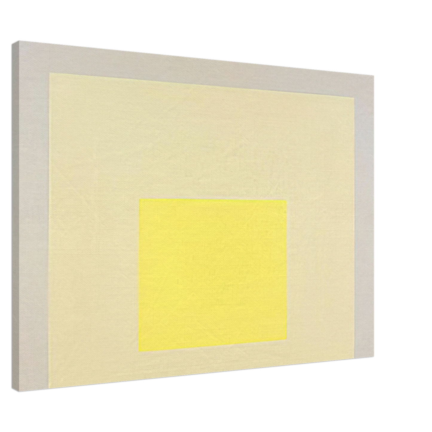 Josef Albers - HOMAGE TO THE SQUARE AMALGAMATING 1971 Canvas - 20x30 cm / 8x12 inches-canvas