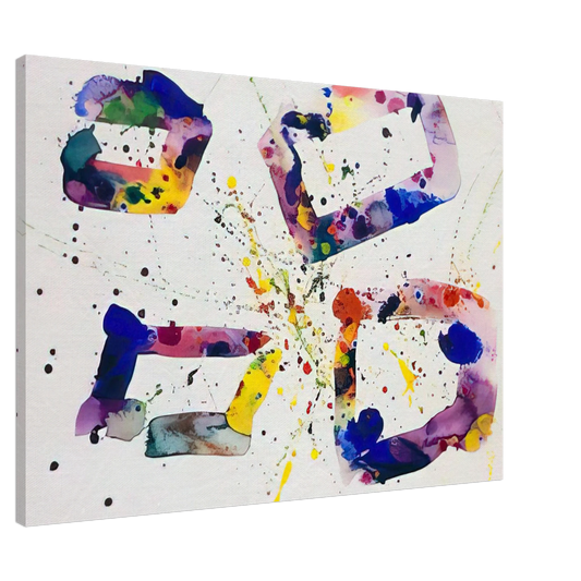 Sam Francis - Untitled  SF74-189  Canvas - 20x30 cm / 8x12 inches-canvas