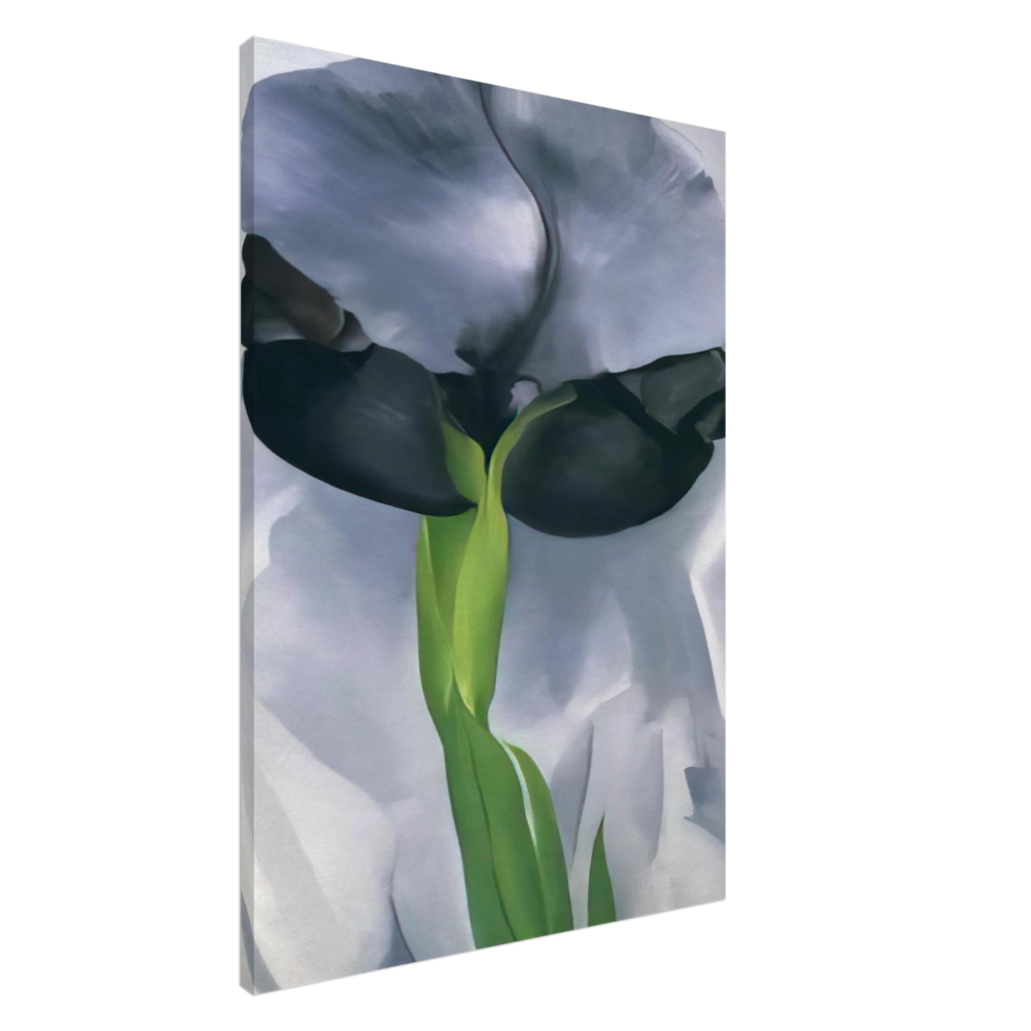 Georgia O'Keeffe - Iris 7 Canvas - 20x30 cm / 8x12 inches-canvas