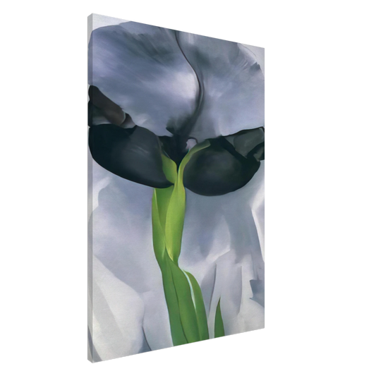 Georgia O'Keeffe - Iris 7 Canvas - 20x30 cm / 8x12 inches-canvas