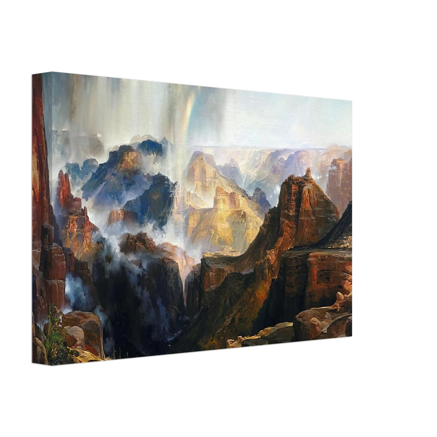 Thomas Moran - The Chasm of the Colorado Canvas - 40x60 cm / 16x24 inches-canvas