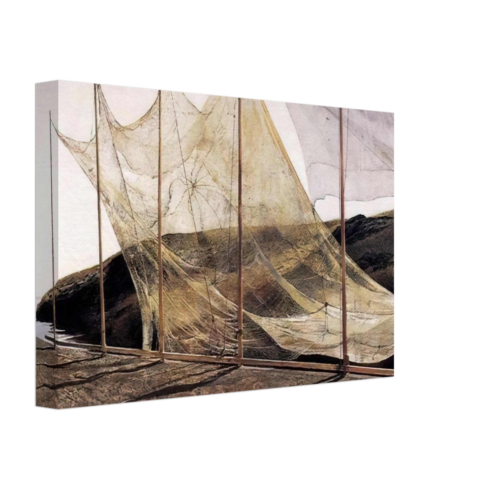 Andrew Wyeth - PENTECOST 1989 Canvas - 40x60 cm / 16x24 inches-canvas