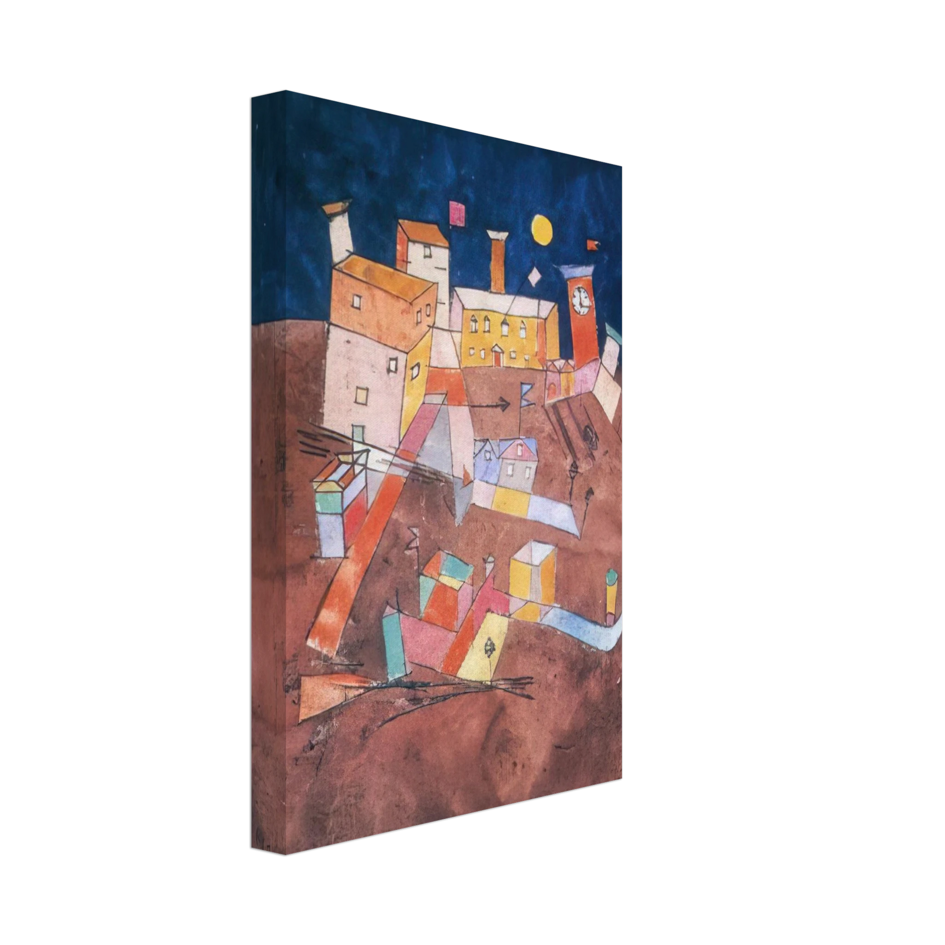 Paul Klee - PART OF G 1927 Canvas - 40x60 cm / 16x24 inches-canvas