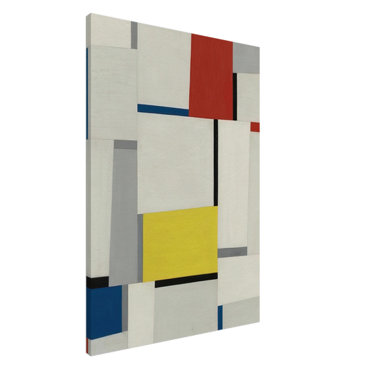 Fritz Glarner - Relational Painting #65 - 1953 Canvas - 20x30 cm / 8x12 inches-canvas