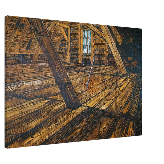 Anselm Kiefer - PARSIFAL III 1973 Canvas - 20x30 cm / 8x12 inches-canvas