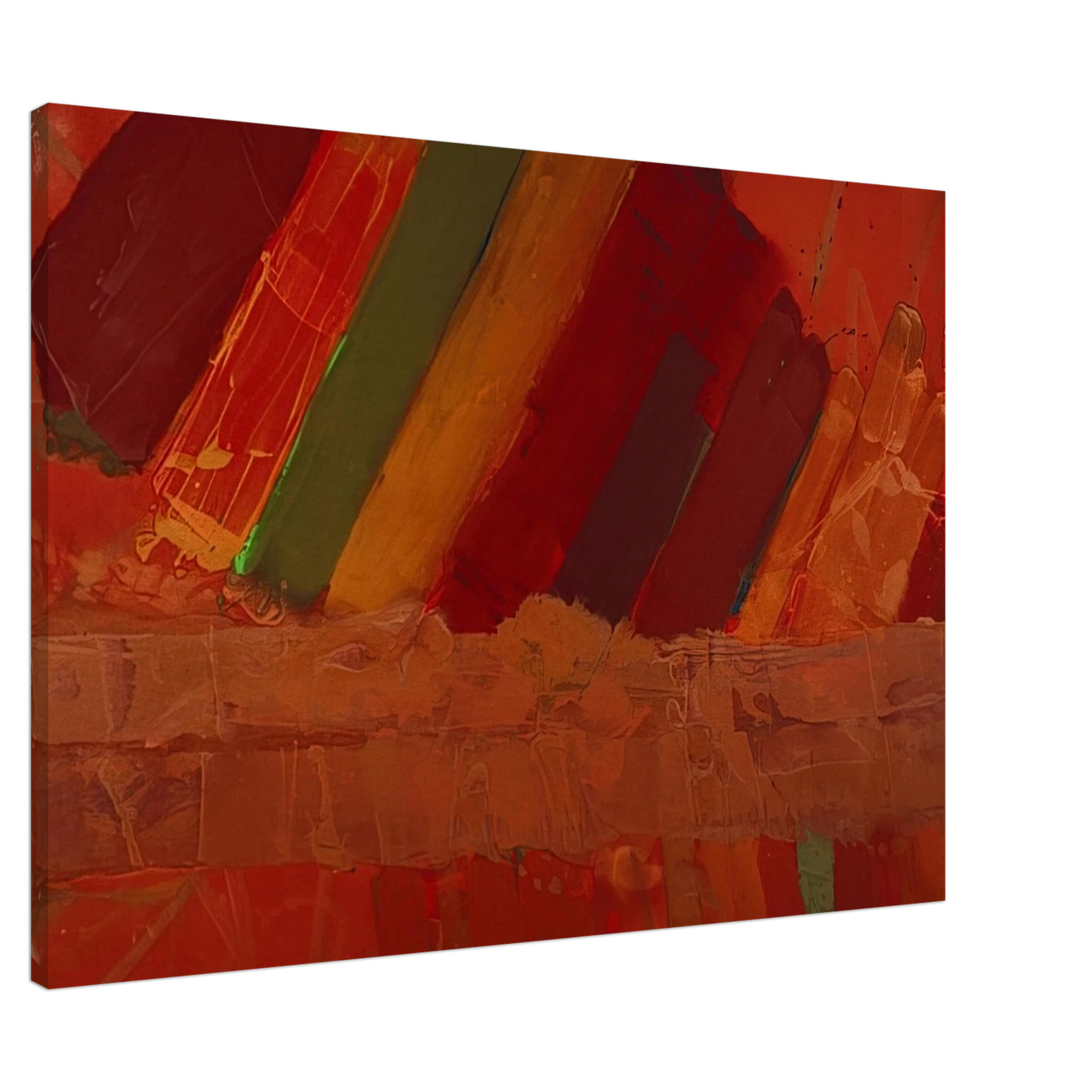 Albert Irvin - Seneca - 1979 Canvas - 20x30 cm / 8x12 inches-canvas