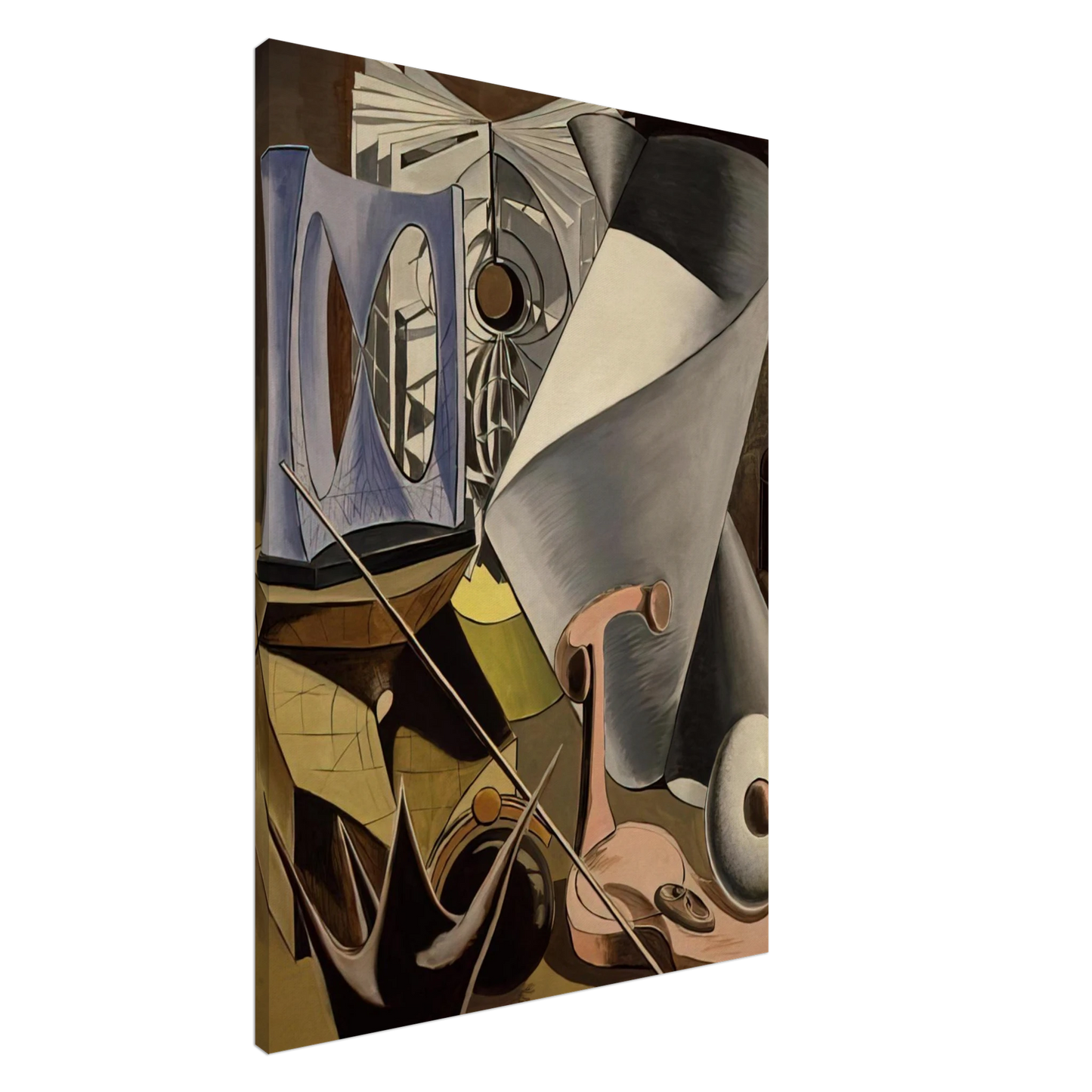 Man Ray - SHAKESPEAREAN EQUATION TWELFTH NIGHT Canvas - 20x30 cm / 8x12 inches-canvas