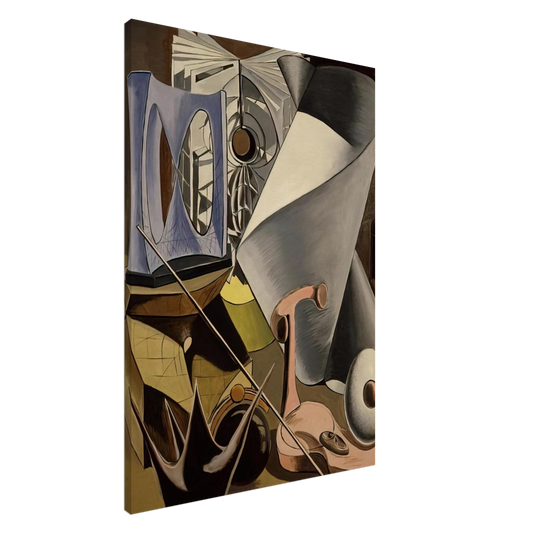Man Ray - SHAKESPEAREAN EQUATION TWELFTH NIGHT Canvas - 20x30 cm / 8x12 inches-canvas