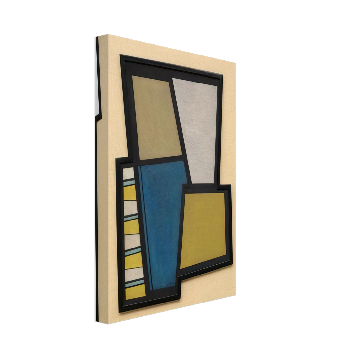 Carmelo Arden Quin - Lice - 1945 Canvas - 40x60 cm / 16x24 inches-canvas