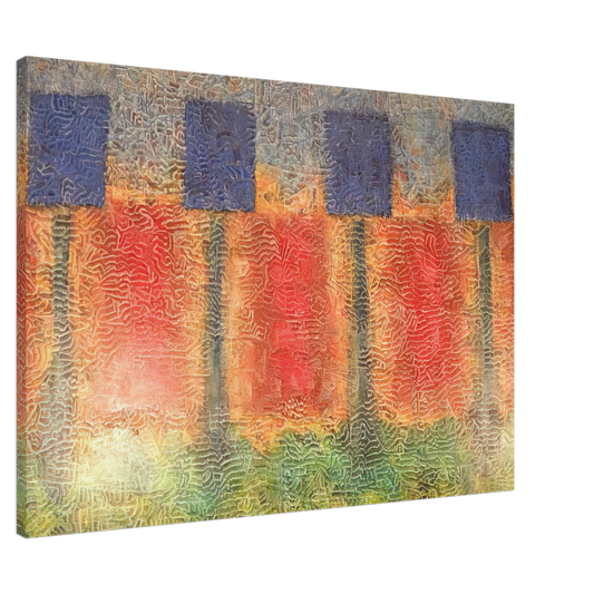 Jimmy Ernst - Dusklight - 1980 Canvas - 20x30 cm / 8x12 inches-canvas