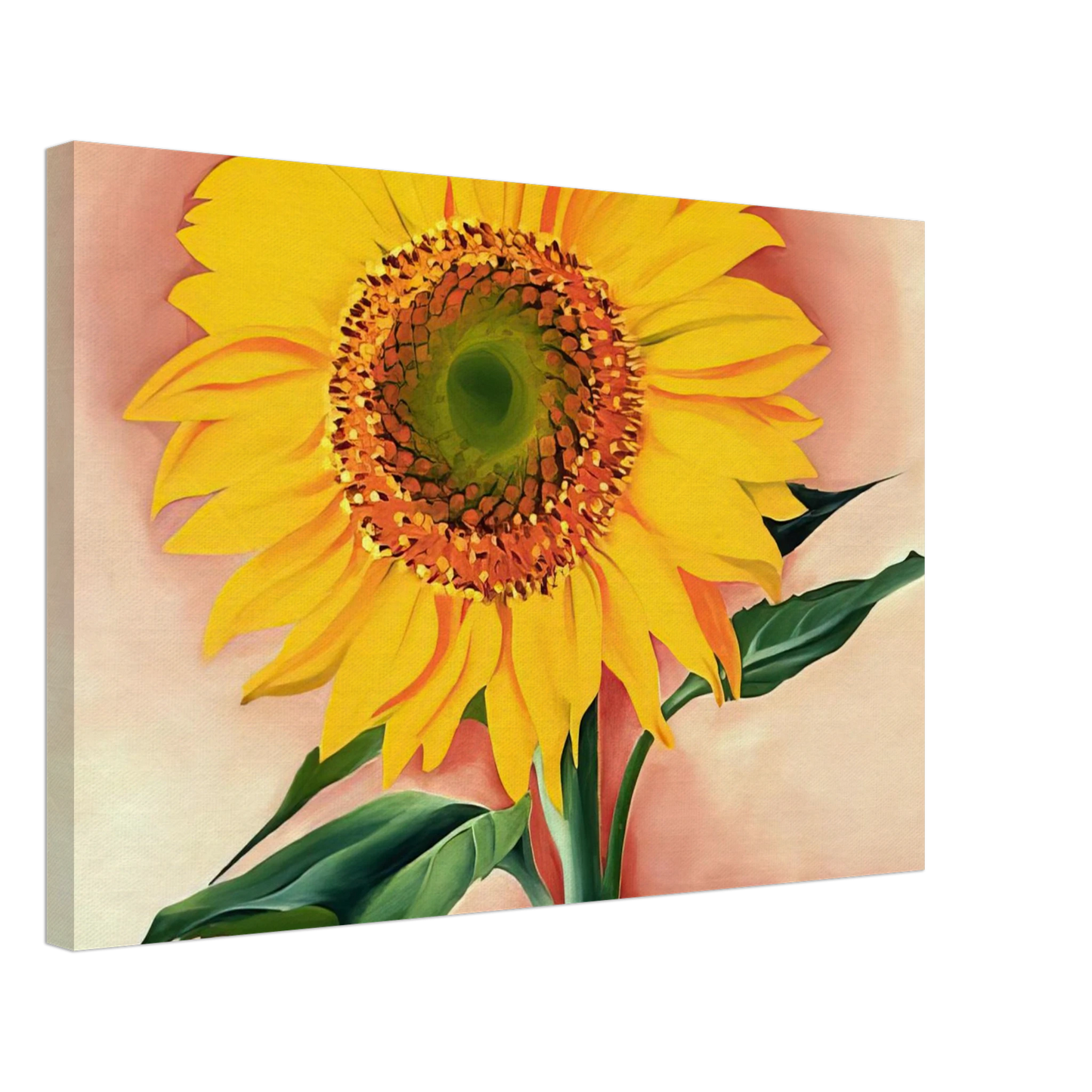 Georgia O'Keeffe - A Sunflower from Maggie Canvas - 70x100 cm / 28x40 inches-canvas