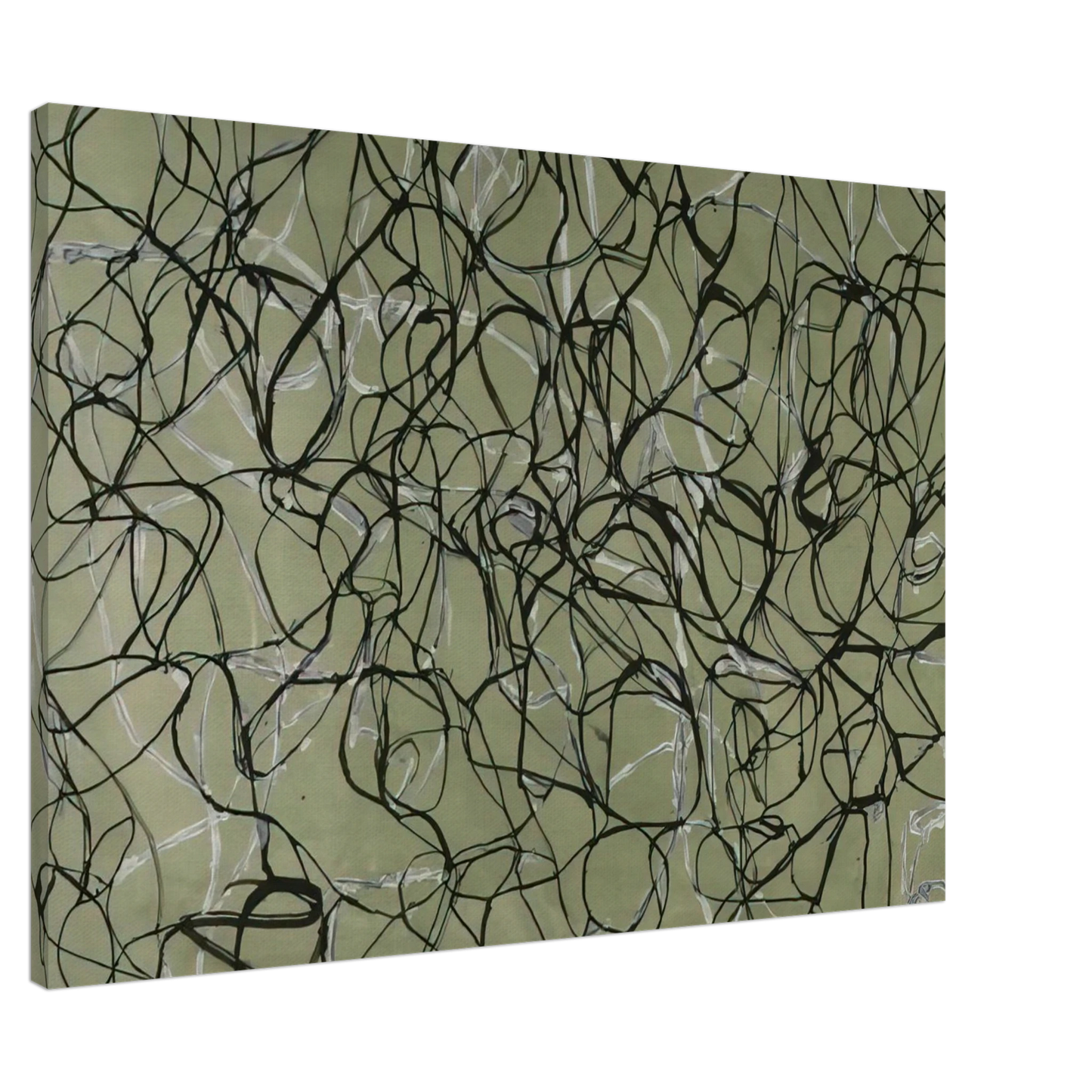 Brice Marden - Bridge Study - 1991 Canvas - 20x30 cm / 8x12 inches-canvas