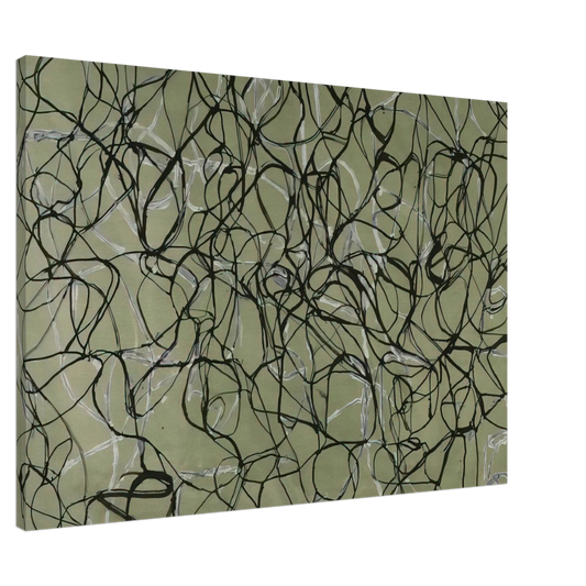 Brice Marden - Bridge Study - 1991 Canvas - 20x30 cm / 8x12 inches-canvas