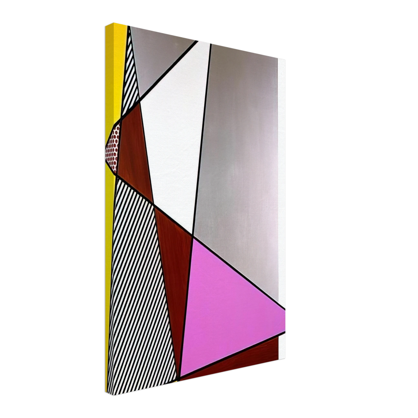 Roy Lichtenstein - IMPERFECT PAINTING 1986 Canvas - 70x100 cm / 28x40 inches-canvas