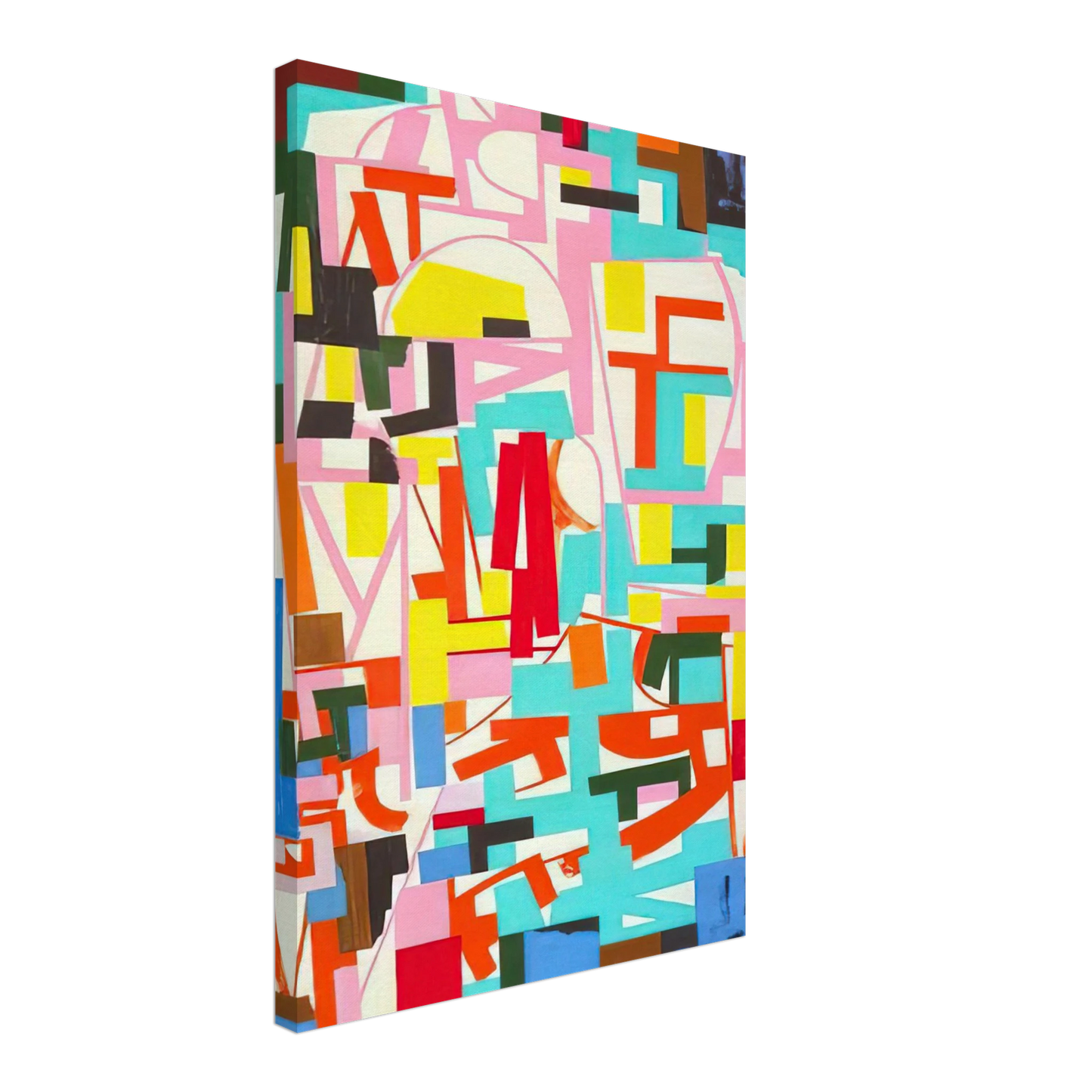 Ad Reinhardt - Untitled - 1940 Canvas - 70x100 cm / 28x40 inches-canvas