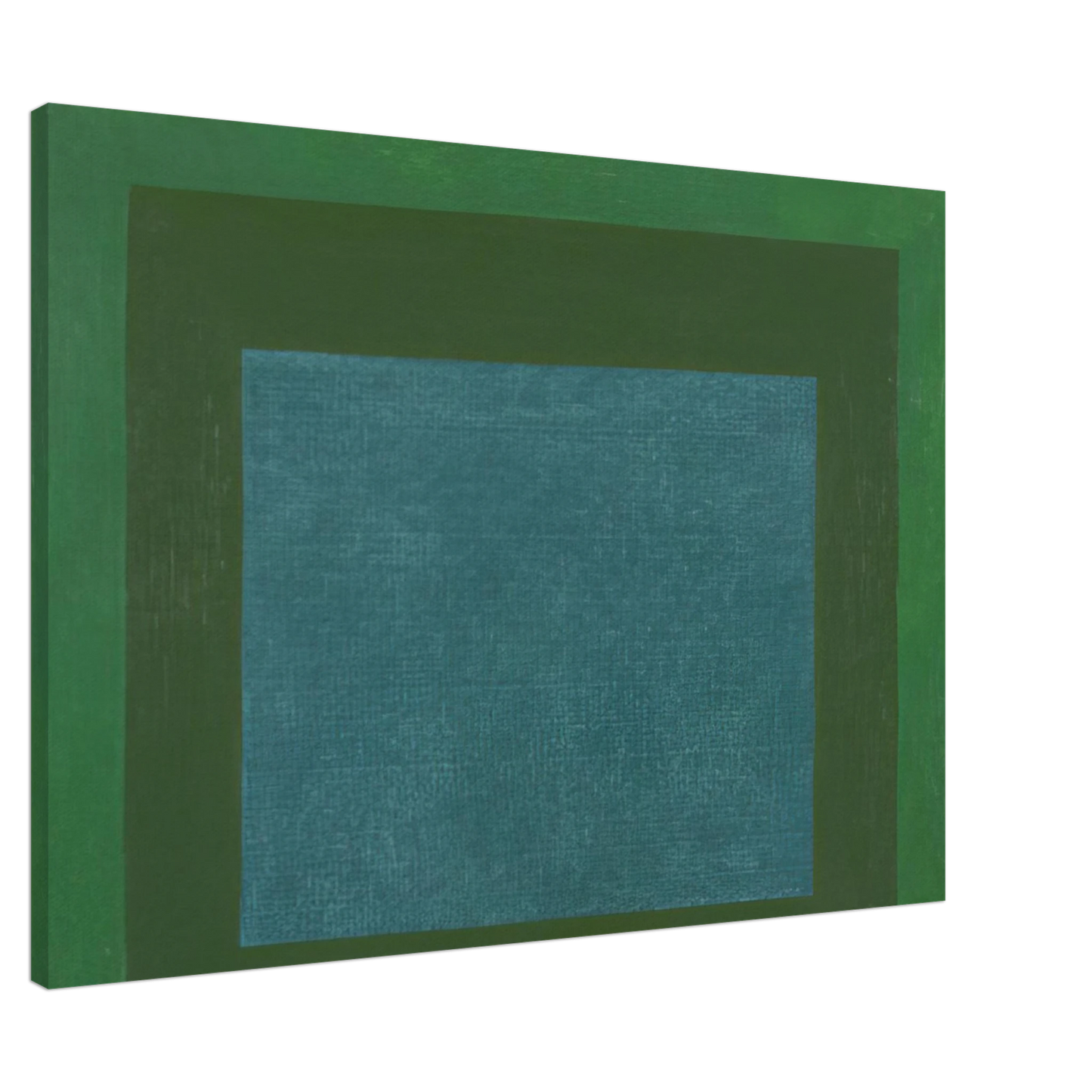 Josef Albers - HOMAGE TO THE SQUARE 1963 Canvas - 20x30 cm / 8x12 inches-canvas
