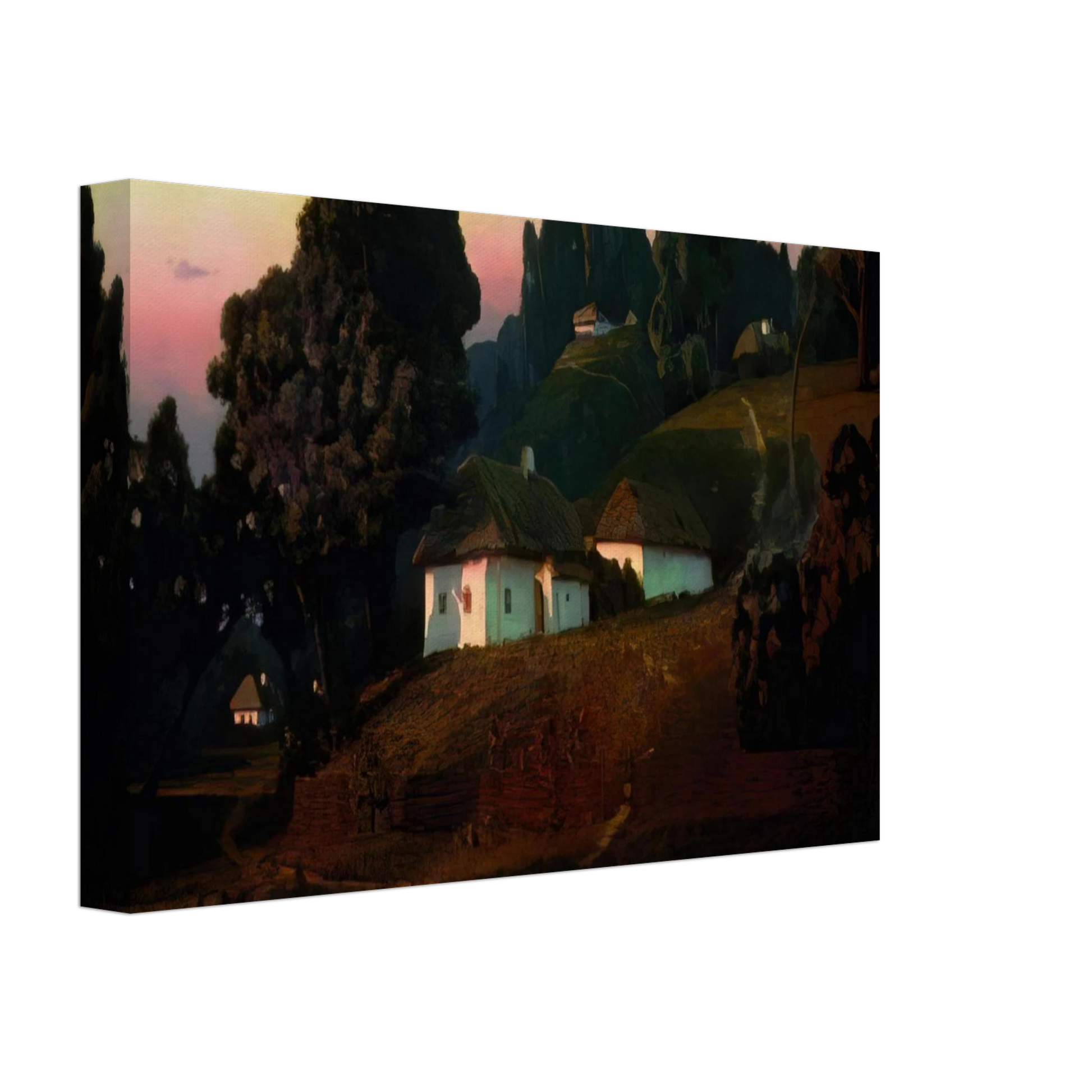Arkhyp Kuindzhi - Evening in Ukraine Canvas - 70x100 cm / 28x40 inches-canvas
