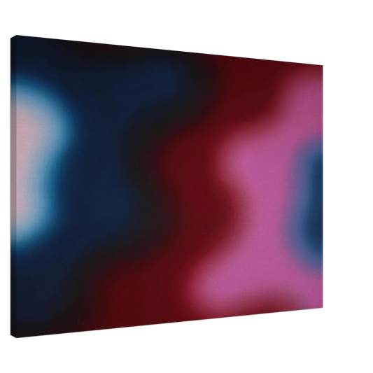 Wojciech Fangor - M-12 - 1970 Canvas - 20x30 cm / 8x12 inches-canvas