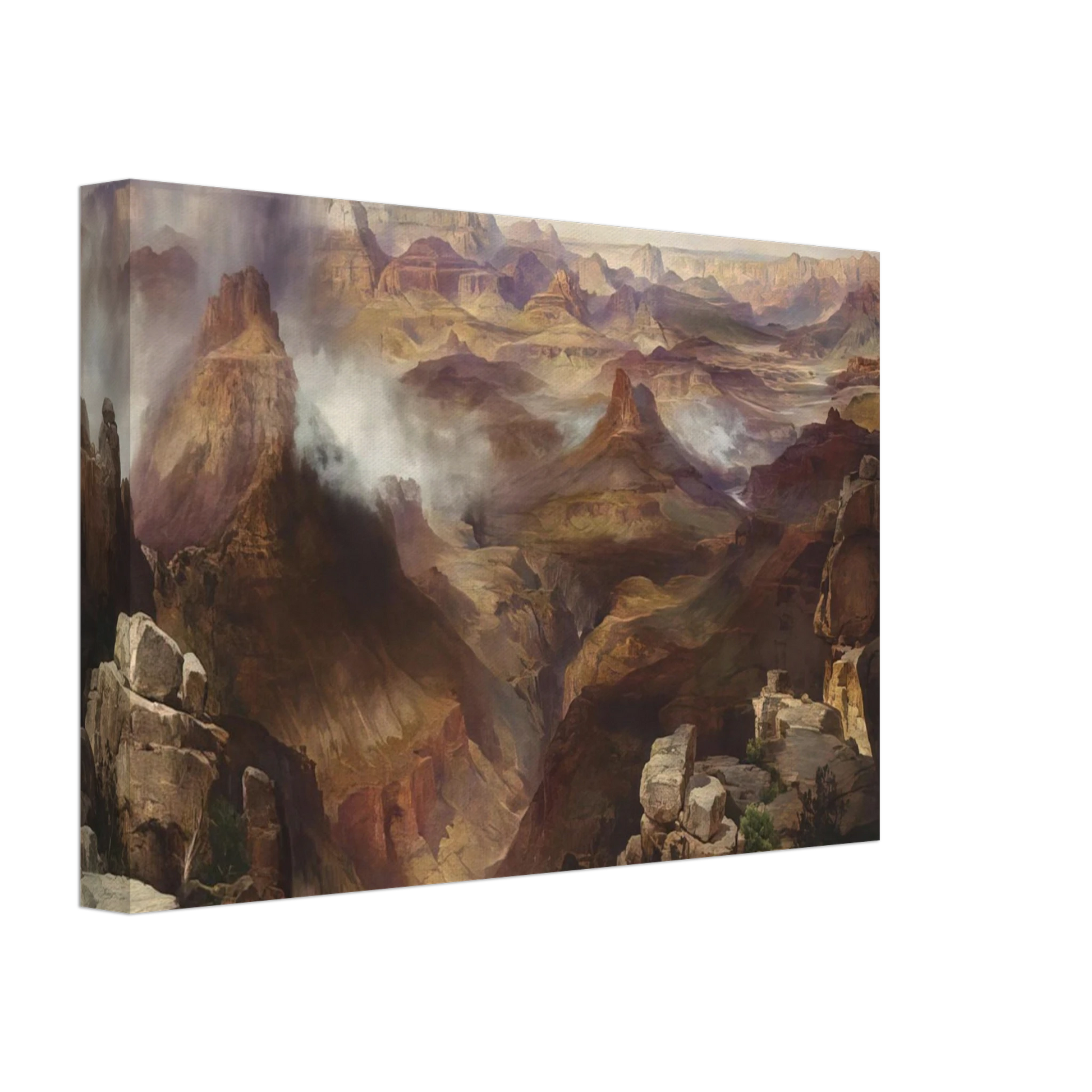 Thomas Moran - Grand Canyon of the Colorado River Canvas - 70x100 cm / 28x40 inches-canvas