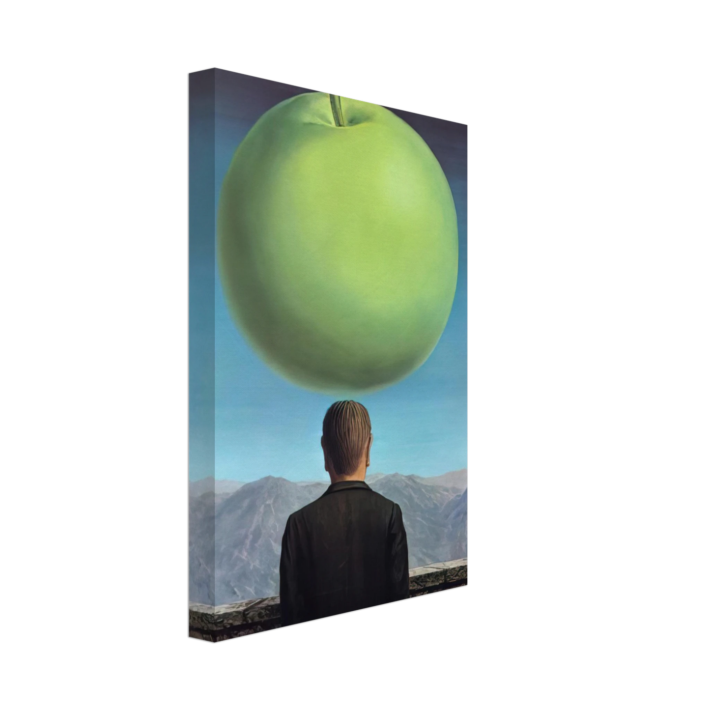 Rene Magritte - THE POSTCARD 1960 Canvas - 40x60 cm / 16x24 inches-canvas