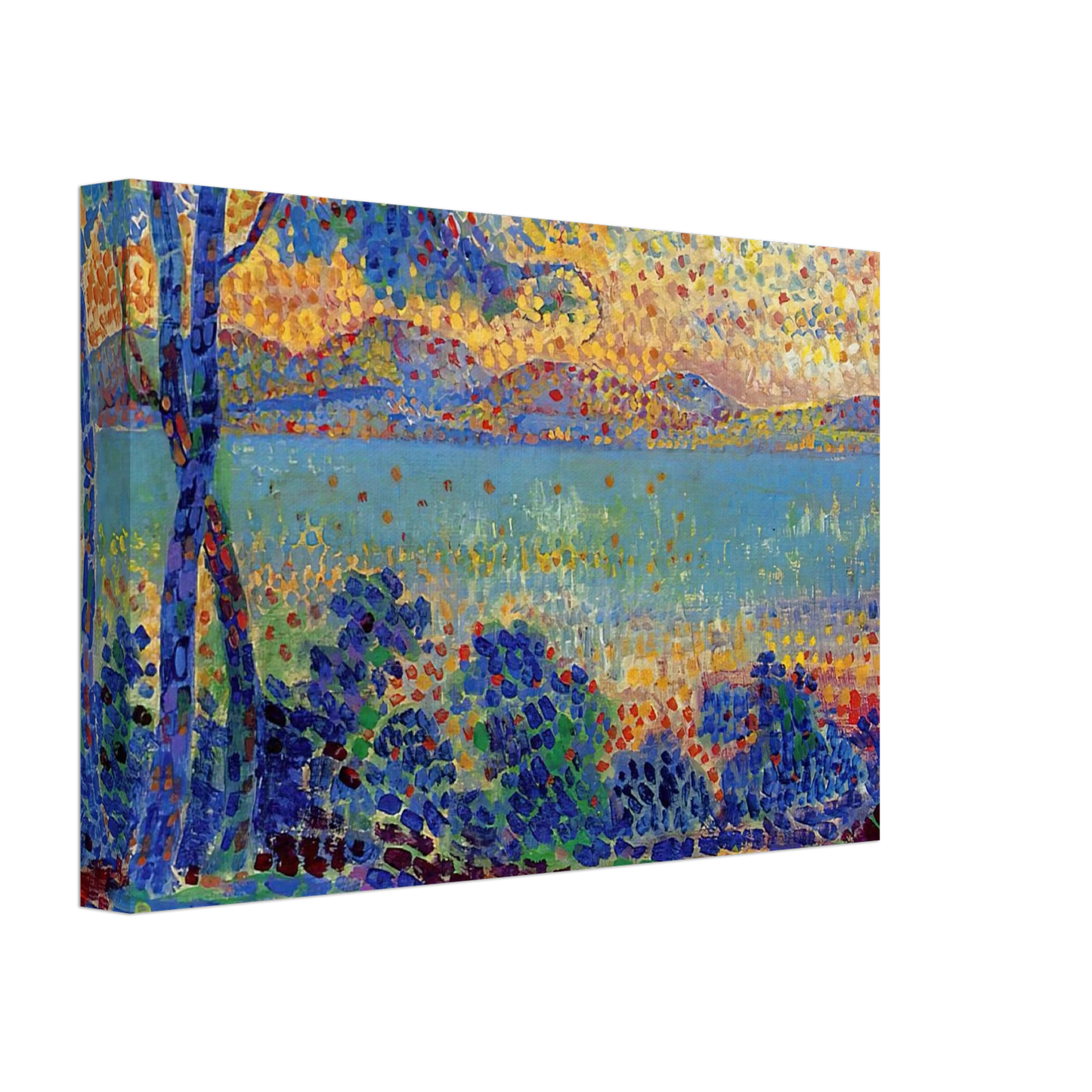 Henri-Edmond Cross - Provence Landscape Canvas - 40x60 cm / 16x24 inches-canvas