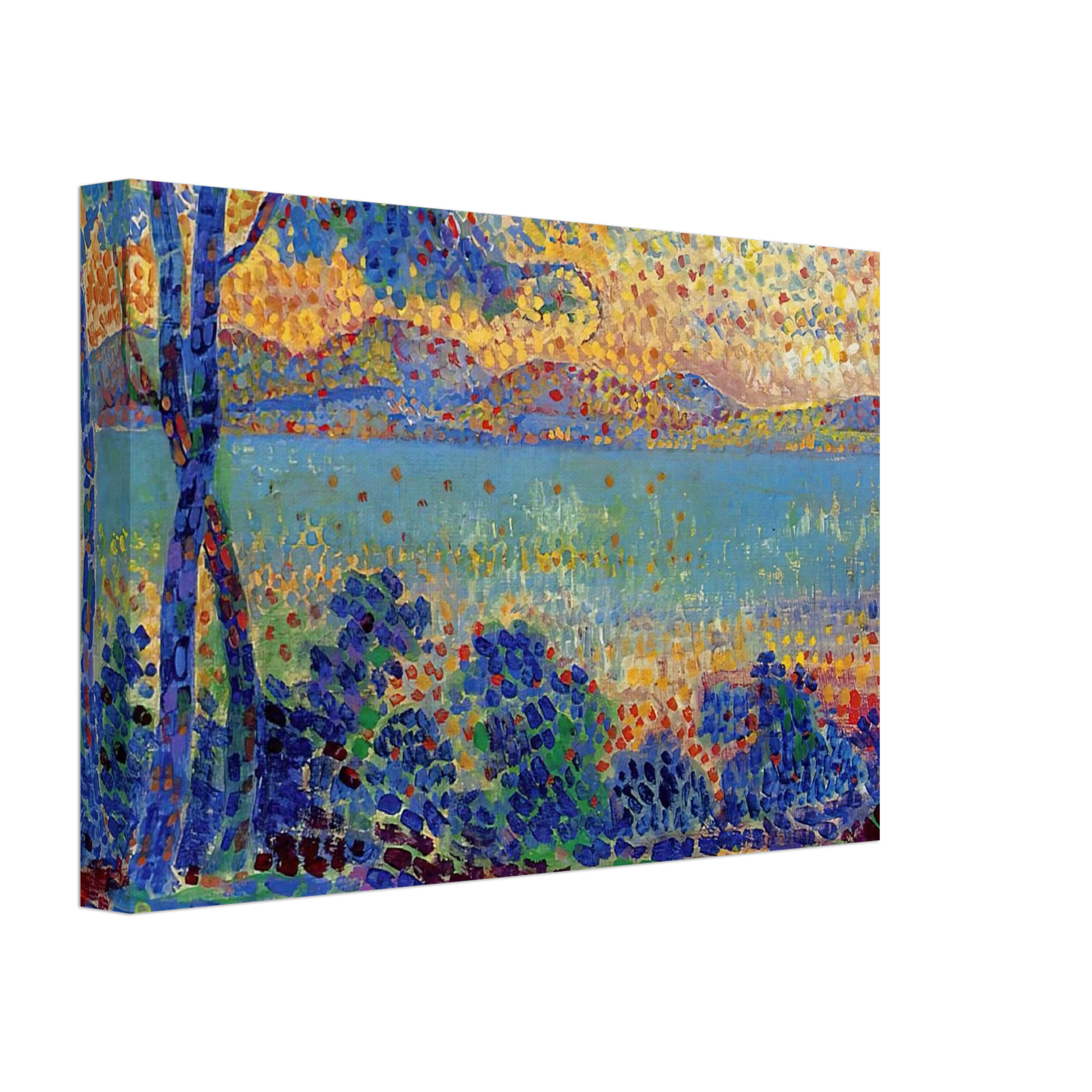 Henri-Edmond Cross - Provence Landscape Canvas - 40x60 cm / 16x24 inches-canvas