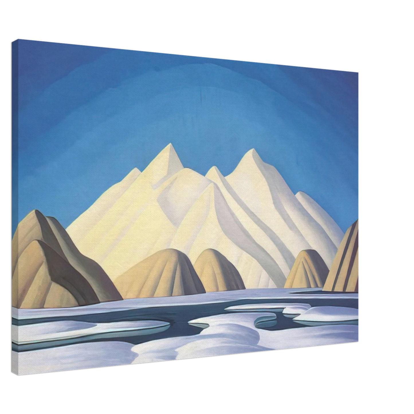 Lawren Harris - Baffin Island - 1931 Canvas - 20x30 cm / 8x12 inches-canvas