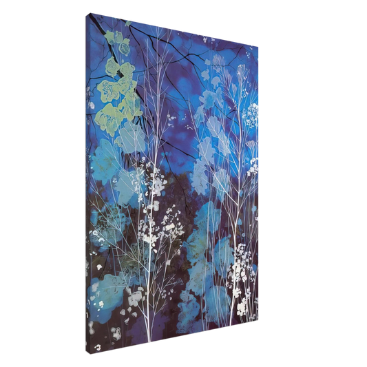 Eyvind Earle - Delphinium Canvas - 20x30 cm / 8x12 inches-canvas