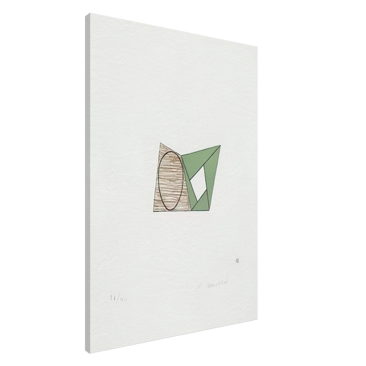 Robert Mangold - PAGES 10 1989 Canvas - 20x30 cm / 8x12 inches-canvas