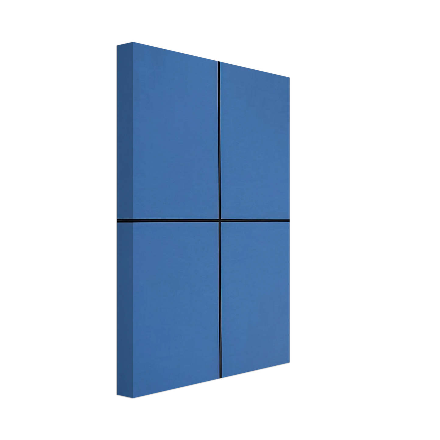 Leon Polk Smith - Event in Blue - 1994 Canvas - 40x60 cm / 16x24 inches-canvas