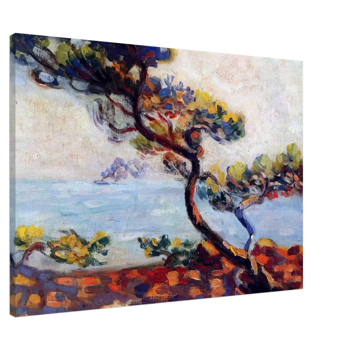 Armand Guillaumin - Dans le Midi - 1910 Canvas - 20x30 cm / 8x12 inches-canvas